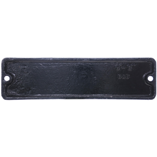 436 - A smokebox numberplate, 90476, from a War Department Austerity 2-8-0 built to Ministry of Supply ord... 