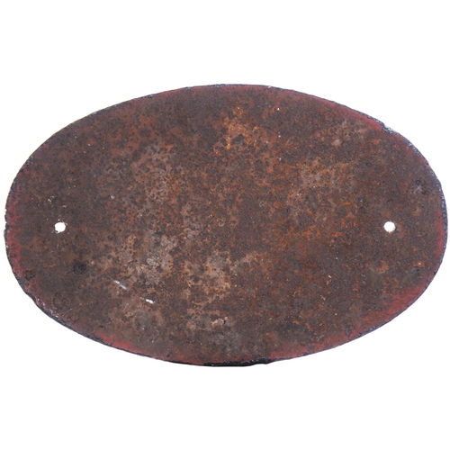 445 - A wagonplate, BRISTOL & SOUTH WALES WAGON CO, 21755, Cast iron, 11¾