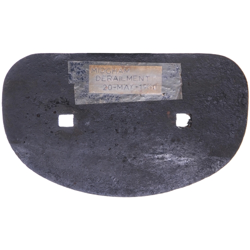 113 - Shedplate, 9A, Longsight (1948-May 1973), also D wagon plate. (2)  (Dispatch by Mailboxes/Collect fr... 