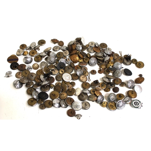 120 - Large quantity of railway uniform buttons, BR, LNER, GWR, GNR, plus Eastern Counties (bus) & some ba... 