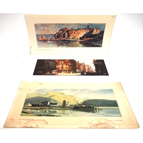 151 - BR carriage unframed carriage prints - 