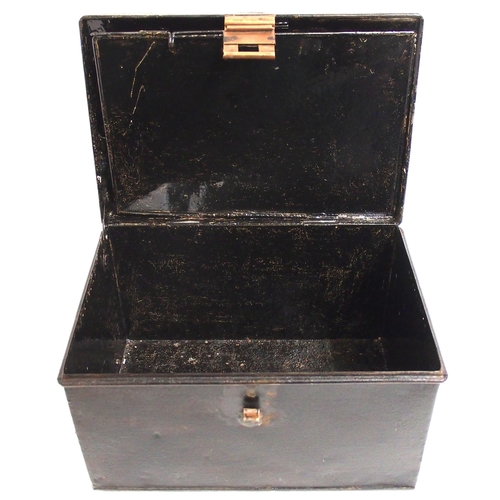 169 - Loco crew snap box brass plated 