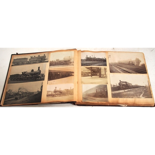 188 - Historical bound photographic album dated January 1905 covering a variety of pre grouping Companies ... 