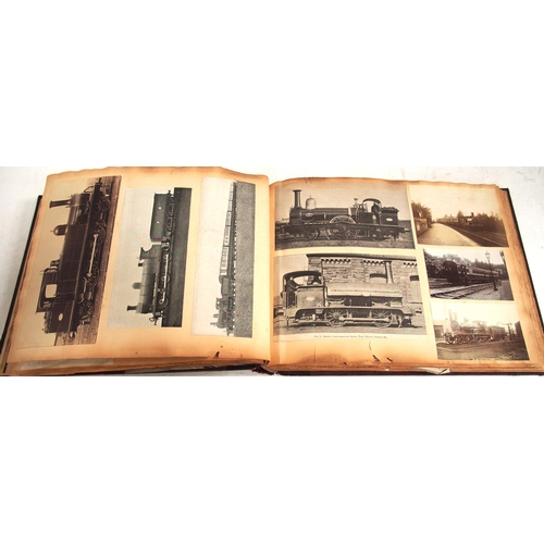 188 - Historical bound photographic album dated January 1905 covering a variety of pre grouping Companies ... 