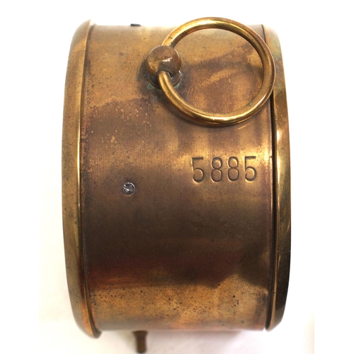 253 - GWR brass cased 3¾