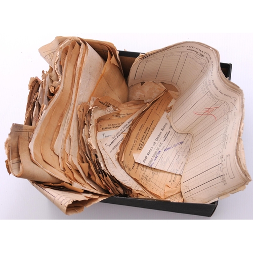 360 - SECR waybills and paperwork from Bridge station, Elhan Valley line, also other paperwork, as shown, ... 