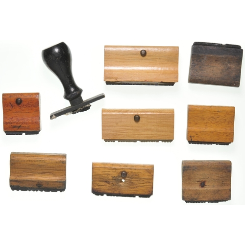 368 - Rubber stamps, Finsbury Park, Hornsey, New Southgate, West Green, etc. (9) (Dispatch by Mailboxes/Co... 