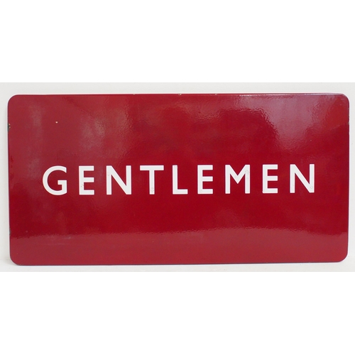 486 - BR(M) enamel station sign 