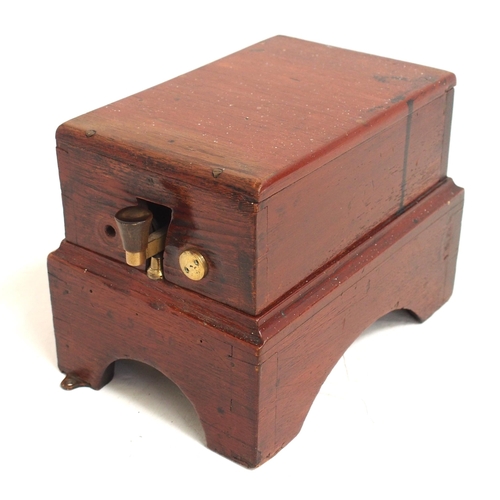 492 - GNR signal box block bell, missing one case thumb screw. (B3) (Dispatch by Mailboxes/Collect from Ba... 