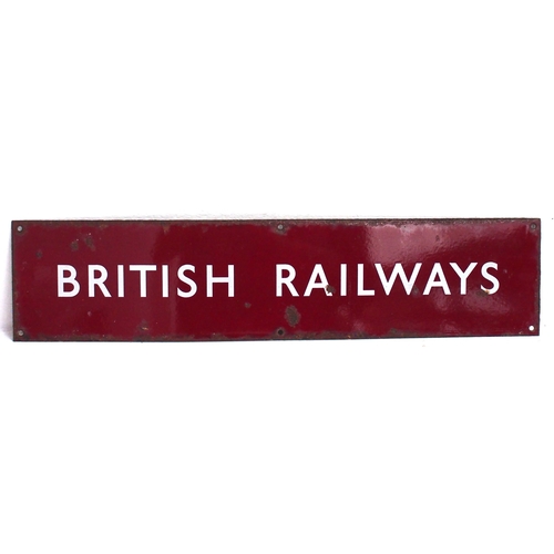 494 - BR(M) enamel poster board header, 25