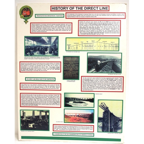 503 - Mounted coats of arms - North British Rly, Highland Railway, Great North of Scotland Railway, Caledo... 