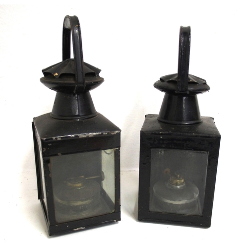 52 - BR(M) & S(E)R general purpose/inspection handlamps both complete & in good ex service condition. (2)... 