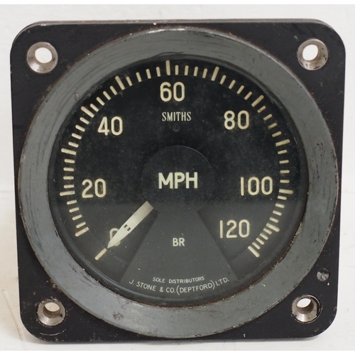 537 - BR Smiths diesel locomotive speedometer recovered from 71 008 at Cashmores scrap yard, goo condition... 