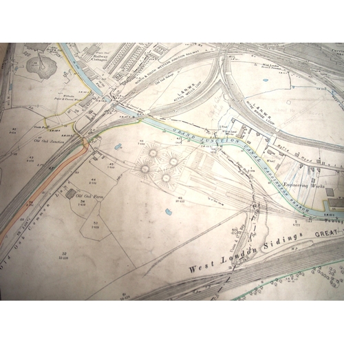 63 - Selection of GWR/BR(W) rolled plans and sections - Wooburn OS, Wooburn station house (film) Tiverton... 