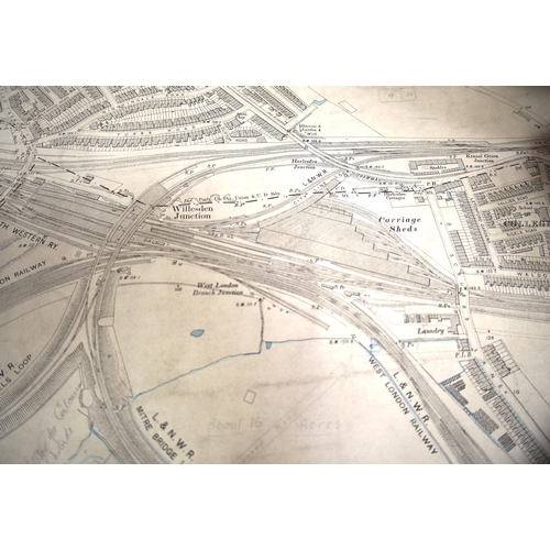 63 - Selection of GWR/BR(W) rolled plans and sections - Wooburn OS, Wooburn station house (film) Tiverton... 