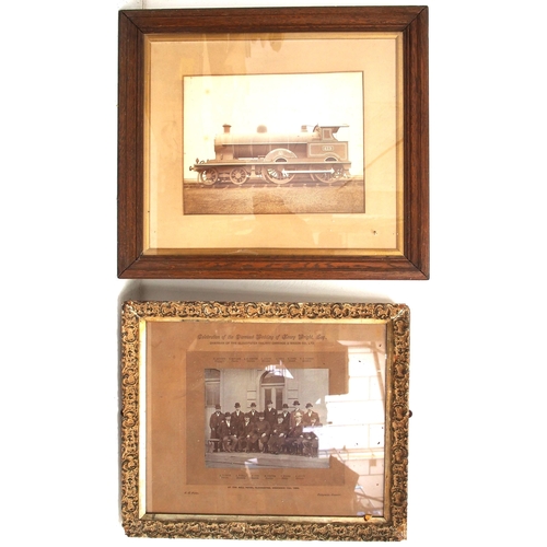 758 - Quantity of framed & glazed items including GNR Wynford's signalling invention, original artwork, Ry... 