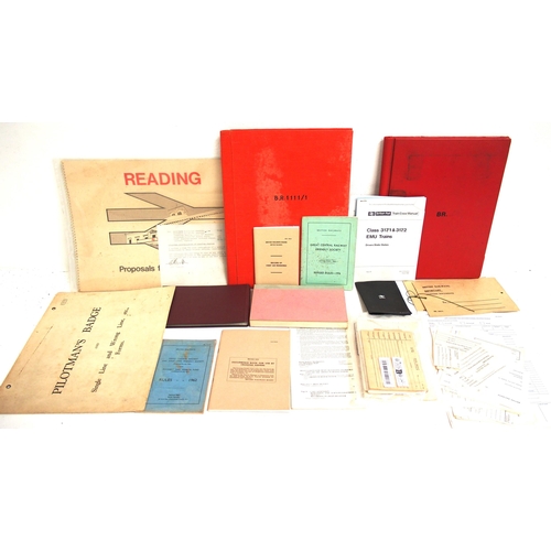 775 - Large quantity (box) of British Railways official staff booklets, pads, unused memo pads, folders, W... 