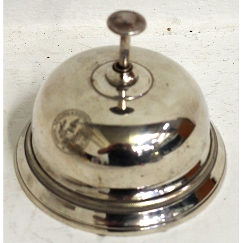 867 - LMS counter strike bell clearly engraved on dome & in working order - attractive. (D2) (Dispatch by ... 