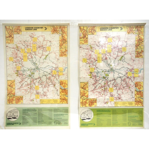 888 - LT, Green Line, etc. bus posters, good variety, also two underground and a South Yorkshire, as illus... 