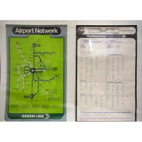 888 - LT, Green Line, etc. bus posters, good variety, also two underground and a South Yorkshire, as illus... 