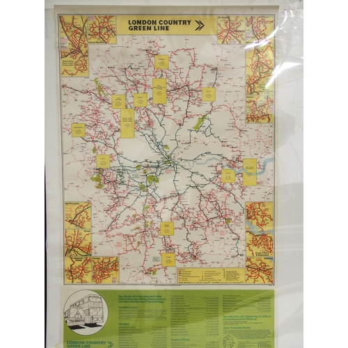 888 - LT, Green Line, etc. bus posters, good variety, also two underground and a South Yorkshire, as illus... 