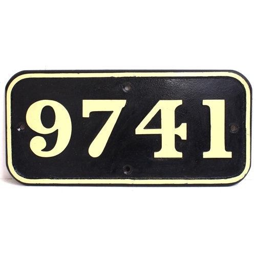 898 - A replacement cabside number plate (believed to be cast at Wolverhampton Works) from GWR Pannier 974... 