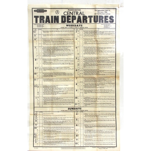 905 - BR(W) Devon & Cornwall rolled line route map in large format on light card 44