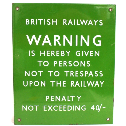 920 - BR(S) enamel trespass notice (TPBR103) 10