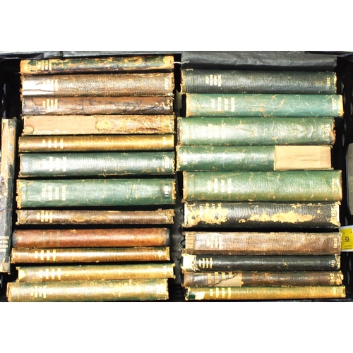 925 - Quantity of bound GWR Magazines from 1910s - 1940s, official bindings. (FLOOR) (Dispatch by Mailboxe... 