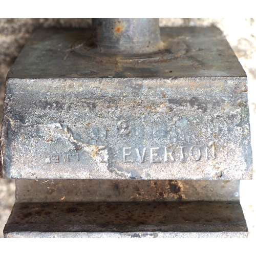 988 - Signal box gate wheel & Worm holder from Everton signal box - between Sandy & Tempsford. (2) (Floor)... 