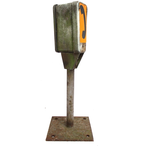 992 - Lineside telephone on stand, stands 33