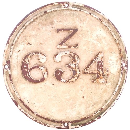 244 - A New Zealand Railway locomotive numberplate, TR162, cast brass, 16