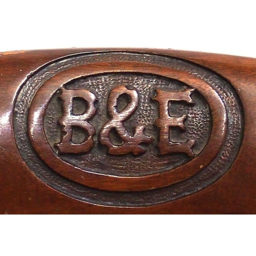 291 - A Bristol and Exeter Railway office chair, the company initials in a cartouche on the top bar. (Disp... 