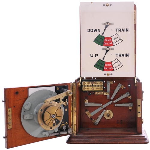 320 - An LNER Tyers block instrument, with brass plate BRAYDON JCN, a box west of Great Yarmouth where the... 