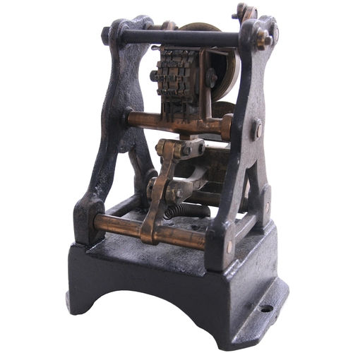 4 - A GNR skeletal date press, with rotating mechanism. This style appears to be unique to the GNR and M... 