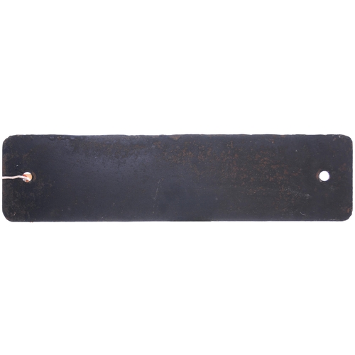 63 - A replacement smokebox numberplate, 35017, from the Southern Railway Merchant Navy Class 4-6-2 Bulle... 