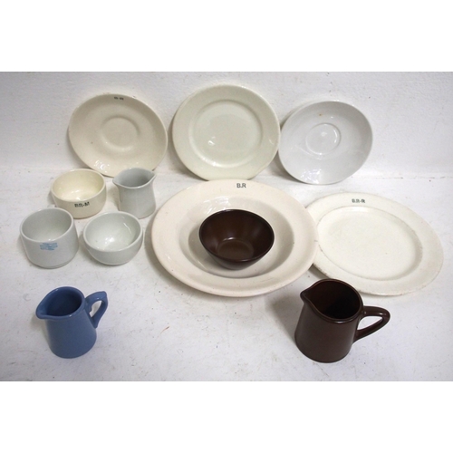 113 - Good quantity of BR & BTH table chinaware including teapots, milk jugs, vases, most in very good con... 