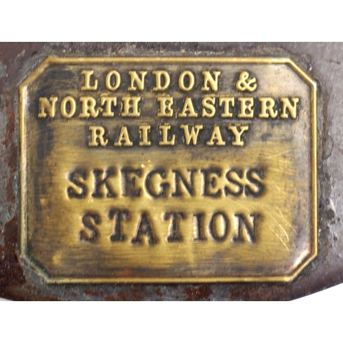 2 - LNER water carrier brass plates 