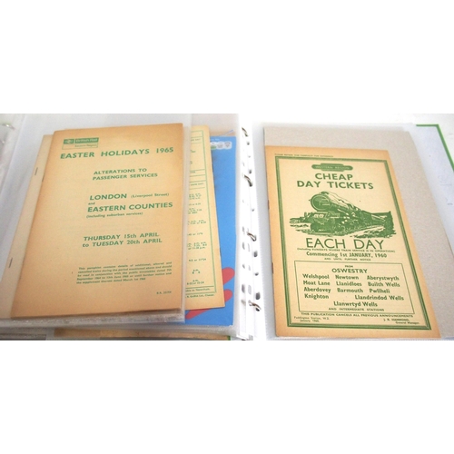 241 - Quantity (67) handbills contained within two albums in plastic sleeves most regions (except BR(Sc), ... 