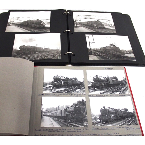 247 - Black & white original photographs housed in 11 albums, all very good quality postcard size & dating... 