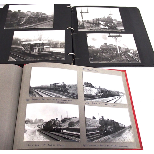 247 - Black & white original photographs housed in 11 albums, all very good quality postcard size & dating... 