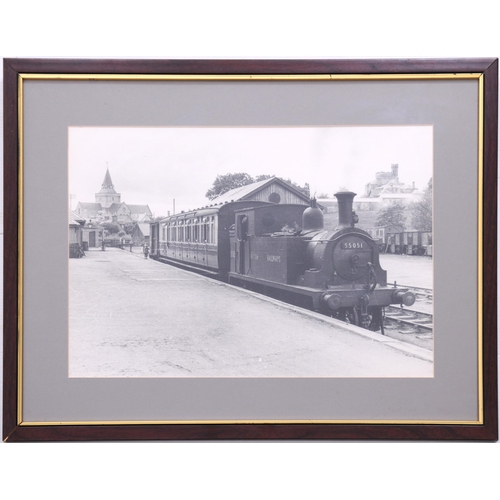 326 - Framed photographs, BALLACHULISH STATION, CROMFORD AND HIGH PEAK, DORNOCH STATION, NARROW GAUGE VIEW... 