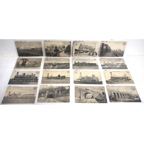 438 - Collection on LNWR official postcards in plastic sleeves (photographic box full) all appear to be in... 