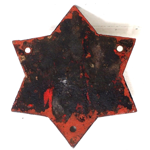 50 - Cast iron star wagonplates 