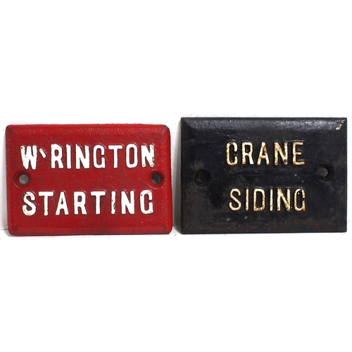 509 - LNWR C/I signal box back plates - 