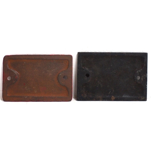 509 - LNWR C/I signal box back plates - 