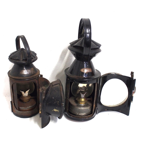 561 - NER 3 aspect handlamp with brass 