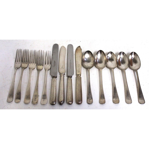 59 - Selection of GER table cutlery. (14) (D2) (Dispatch by Mailboxes/Collect from Banbury Depot)