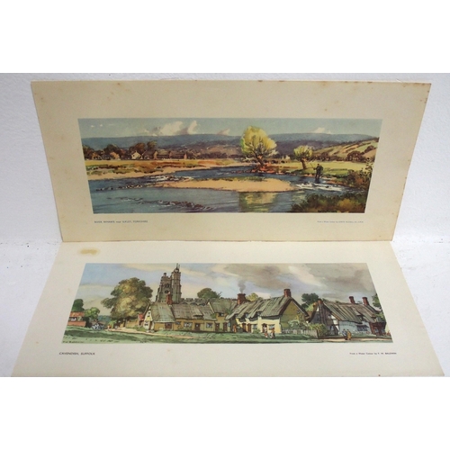 646 - Four unframed BR carriage prints - 