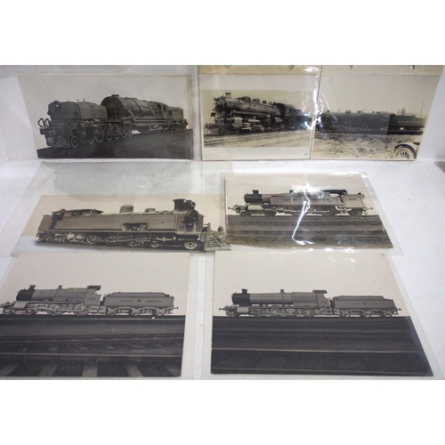 663 - Quantity of large format Works photographs - Beyer Peacock, North British, Southern Rly, GWR, LMS & ... 